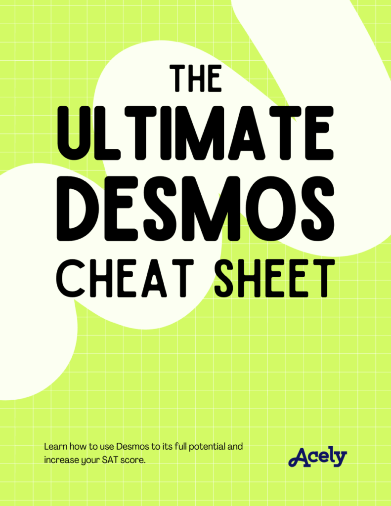 The Ultimate Desmos Cheat Sheet Cover